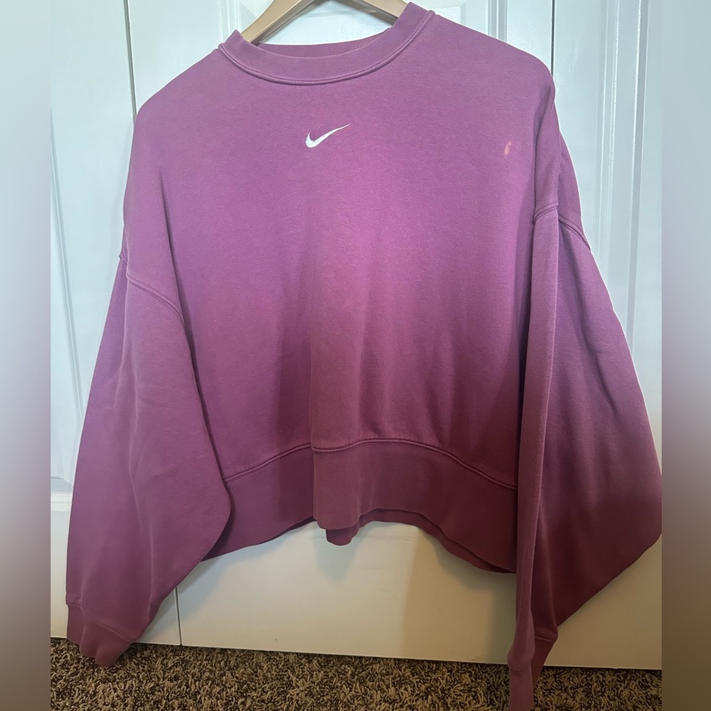 medium purple nike crewneck